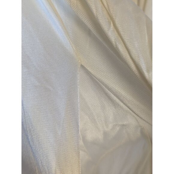 Vintage Vanity Fair Ivory Nightgown & Robe Set With Embroidered Sheer Details - - Picture 5 of 8